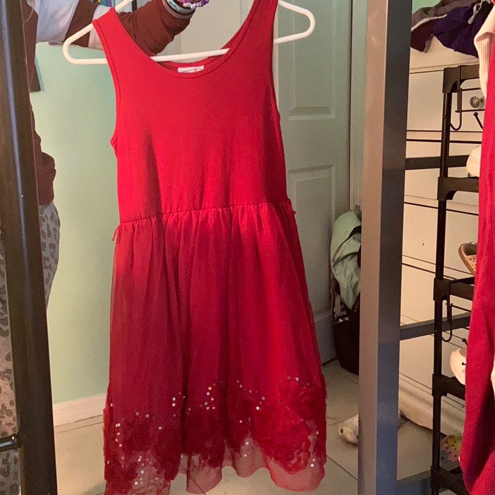 Red dress